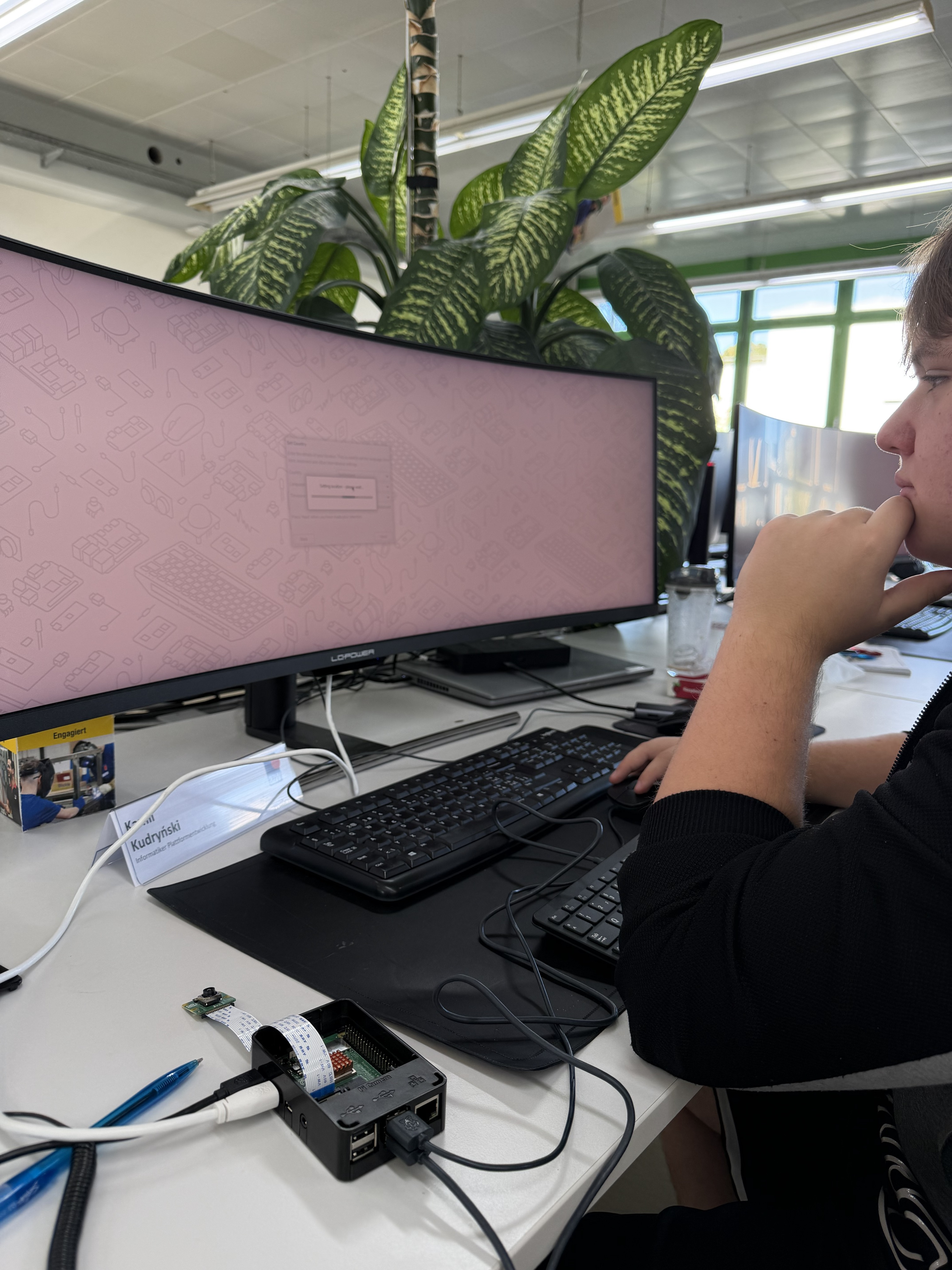 Kamil Raspberry am öffnen